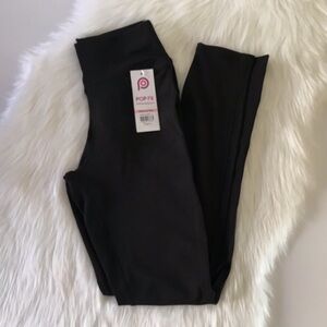 POP Fit Peekaboo with Pocket Yoga Sport Pant Legging Small